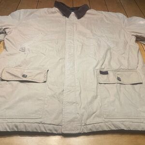 Vintage Polo Ralph Lauren Barn Coat Quilted Insulated Lining Corduroy Collar XXL